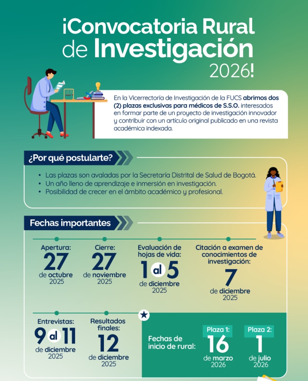 Convocatoria Rural de Investigación 2026