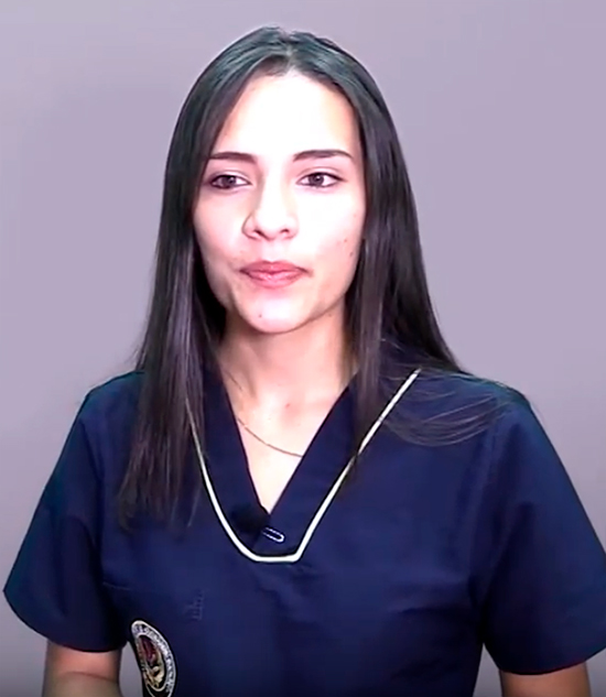 Daniela Ortíz - Enfermería - en Brasil