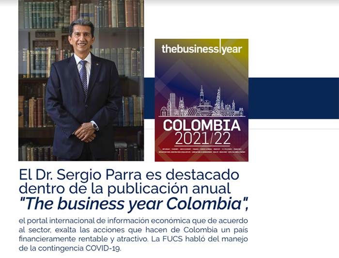 El Dr. Sergio Parra es destacado dentro de la publicación anual  "The business year Colombia",