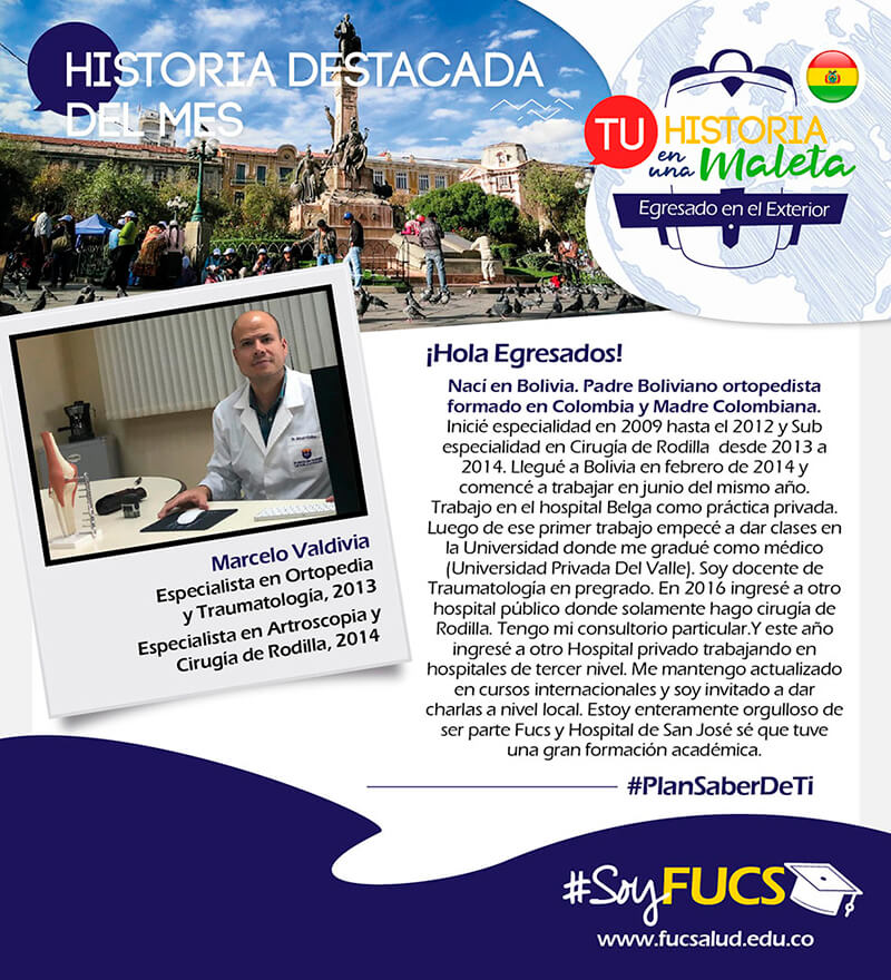 egresado FUCS Marcelo Valdivia