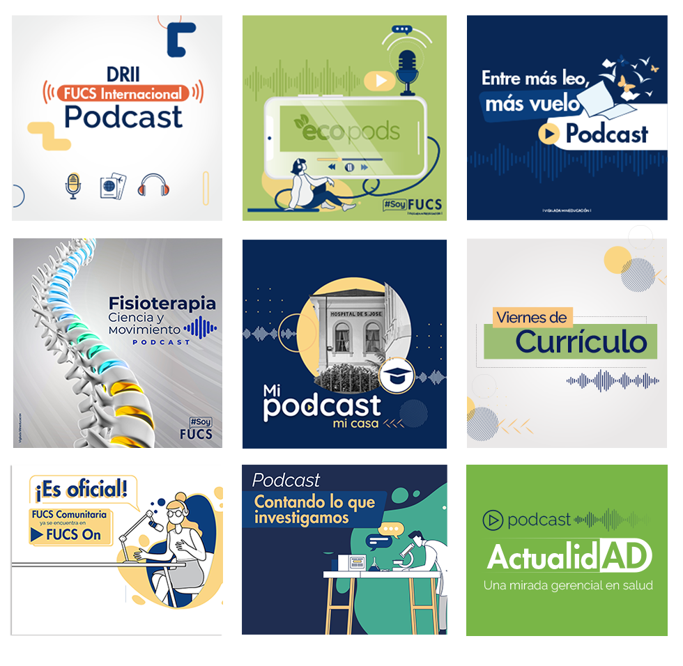 Nuestras categorías de Podcast FUCS